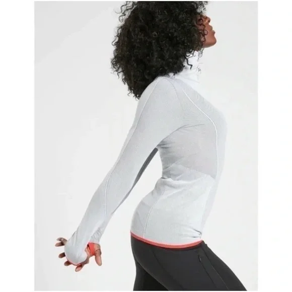 Athleta Flurry Downslope Seamless Turtleneck Size S - Picture 3 of 7